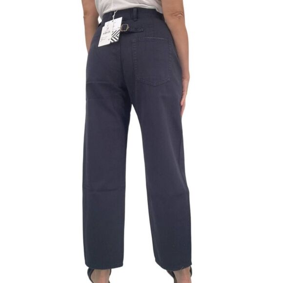 Free People -157 Sandrine Rose Relaxed Fit Ankle Jeans in French Worker Size 29 - Picture 2 of 12